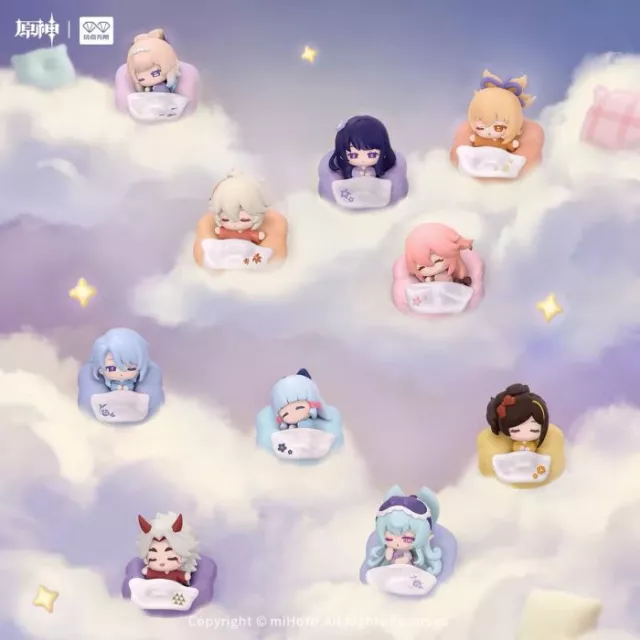 Figura Genshin Impact - Cloud Pillow Dreamland Magnet 3D Blind Box (véletlenszerű választás) - Mágnesek