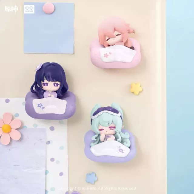 Figura Genshin Impact - Cloud Pillow Dreamland Magnet 3D Blind Box (véletlenszerű választás) - Mágnesek