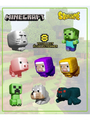 Figura Minecraft - Squisme Series 1 (véletlen választás)