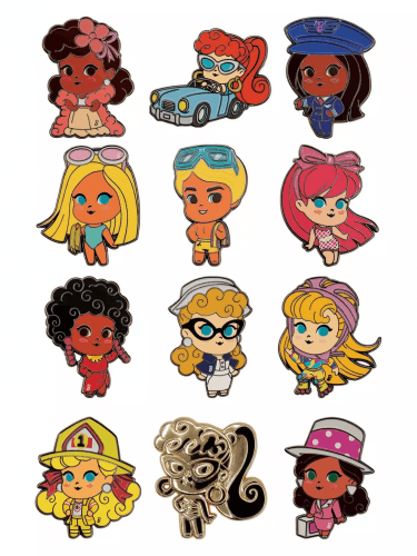 Kitűző Barbie - Barbie Mystery Pin Blind Box (véletlenszerű választás)