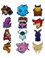 Jelvény Dungeons & Dragons - 50th Anniversary Pins (náhodný výběr)