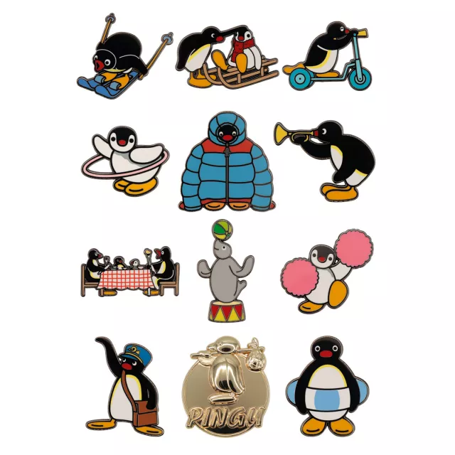 Pingu kitűző - Mystery Pack (véletlenszerű választás) - Figura