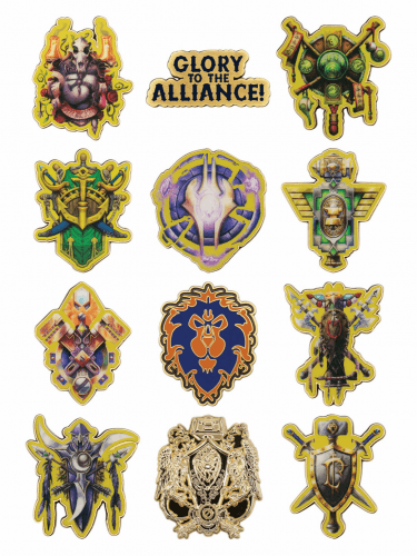 World of Warcraft kitűző - Alliance (véletlenszerű választás)