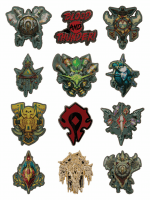 World of Warcraft kitűző - Horde (véletlenszerű választás)