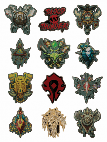 World of Warcraft kitűző - Horde (véletlenszerű választás)