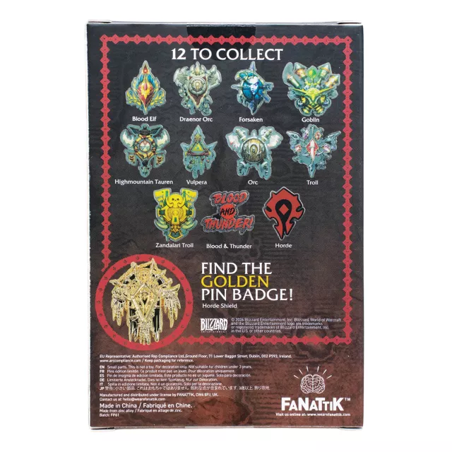 World of Warcraft kitűző - Horde (véletlenszerű választás) - Pin