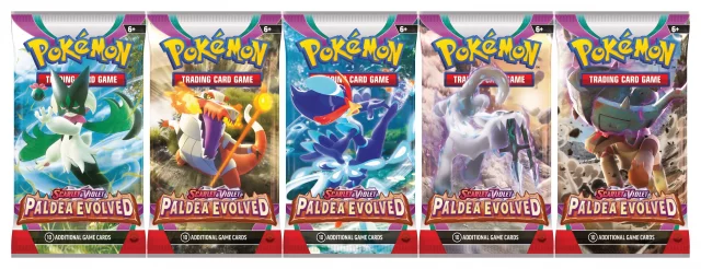 Kártyajáték Pokémon TCG: Scarlet & Violet - Paldea Evolved Checklane Blister booster (Smoliv)