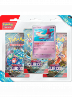 Kártyajáték Pokémon TCG: Scarlet & Violet - Stellar Crown 3-Pack Blister booster (Latias)