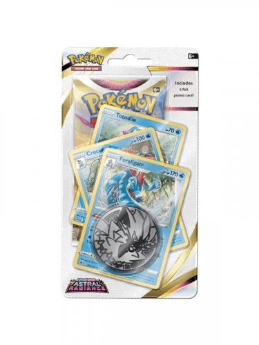 Kártyajáték Pokémon TCG: Sword & Shield Astral Radiance - Premium Checklane Blister booster (Feraligatr)