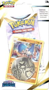 Kártyajáték Pokémon TCG: Sword & Shield Silver Tempest - Checklane Blister booster (Hisuian Basculin) - Pokémon TCG: Silver Tempest