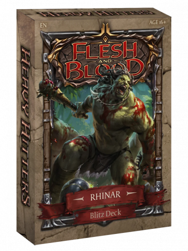 Kártyajáték Flesh and Blood TCG: Heavy Hitters - Rhinar Blitz Deck
