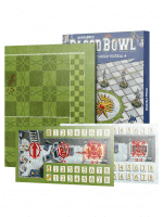 Társasjáték Blood Bowl - High Elves Double Sided Pitch & Dugouts