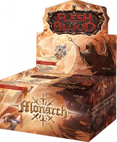 Kártyajáték Flesh and Blood TCG: Monarch - Unlimited Booster Box (24 boosterů)