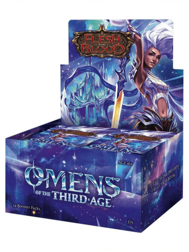 Kártyajáték Flesh and Blood TCG: Omens of the Third Age - Booster Box (24 booster)