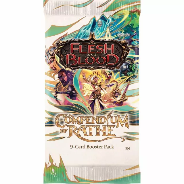 Kártyajáték Flesh and Blood TCG: Compendium of Rathe - Booster - TCG gyűjthető kártyajáték