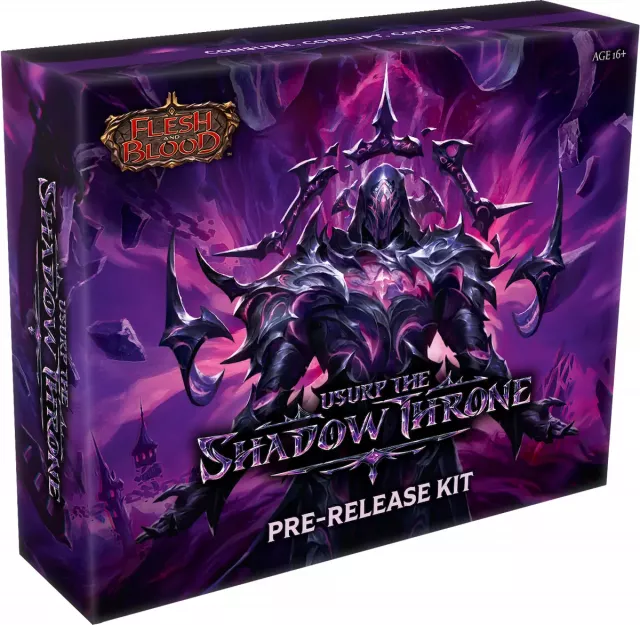 Kártyajáték Flesh and Blood TCG: Usurp the Shadow Throne - Pre-Release Kit - TCG gyűjthető kártyajáték