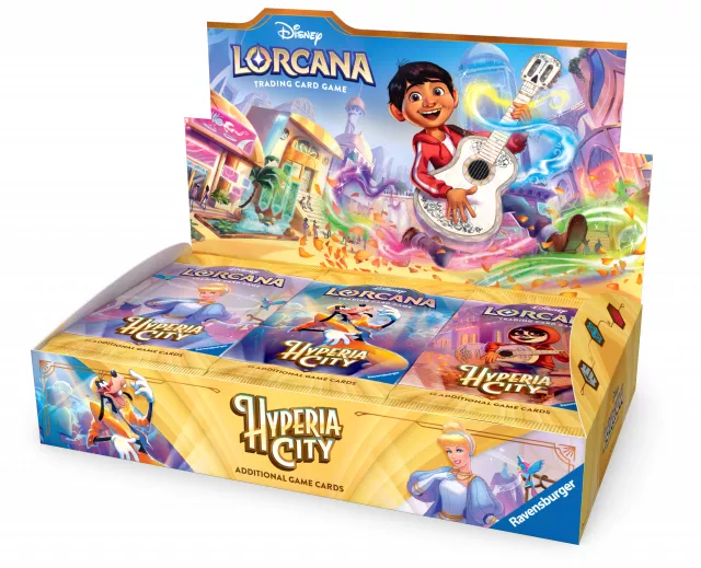 Kártyajáték Lorcana: Hyperia City Booster Box (24 booster) - Disney