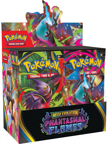 Kártyajáték Pokémon TCG: Mega Evolution - Phantasmal Flames Booster Box (36 booster)