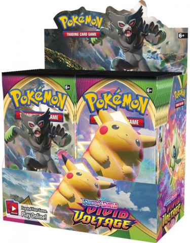 Kártyajáték Pokémon TCG: Sword and Shield Vivid Voltage - Booster Box (36 boosterů)