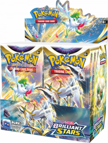 Kártyajáték Pokémon TCG: Sword & Shield Brilliant Stars - booster box (36 boosterů)