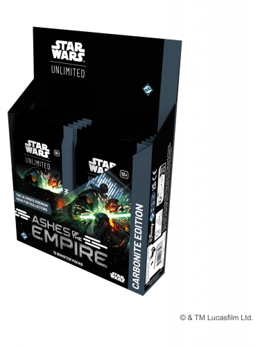 Kártyajáték Star Wars: Unlimited - Ashes of the Empire Carbonite Booster Box (12 booster)
