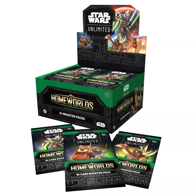 Kártyajáték Star Wars: Unlimited - Homeworlds Booster Box (24 booster) - TCG gyűjthető kártyajáték