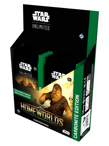 Kártyajáték Star Wars: Unlimited - Homeworlds Carbonite Booster Box (12 booster)