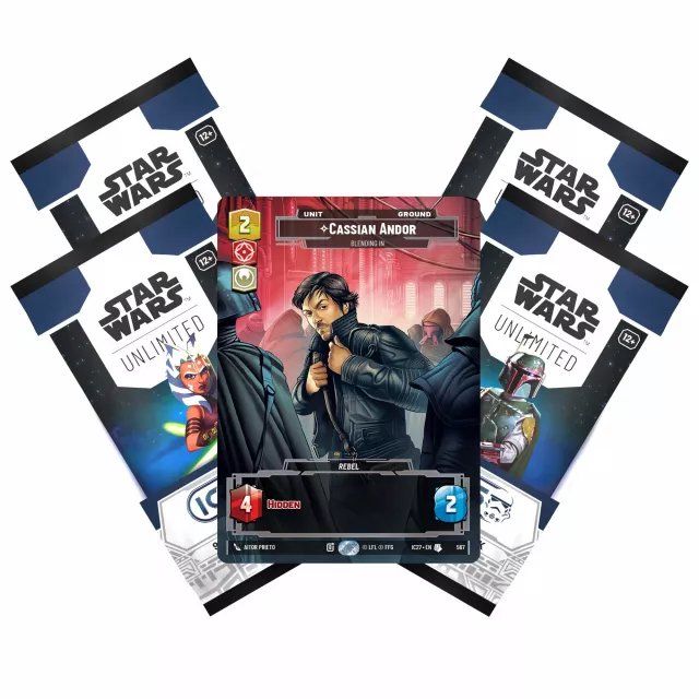 Kártyajáték Star Wars: Unlimited - Icons Booster 4-pack - TCG gyűjthető kártyajáték