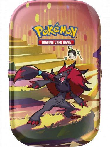 Kártyajáték Pokémon TCG: Scarlet & Violet Shrouded Fable - Mini Tin: Zoroark