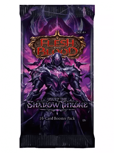 Kártyajáték Flesh and Blood TCG: Usurp the Shadow Throne - Booster (16 kártya)