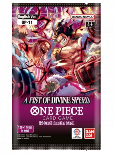 Kártyajáték One Piece TCG - A Fist of Divine Speed Booster (12 kártya)