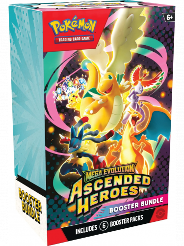 Kártyajáték Pokémon TCG: Mega Evolution - Ascended Heroes Booster Bundle (6 booster)