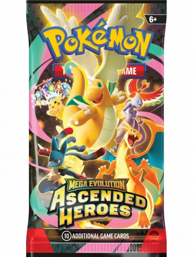 Kártyajáték Pokémon TCG: Mega Evolution - Ascended Heroes Booster (10 kártya)