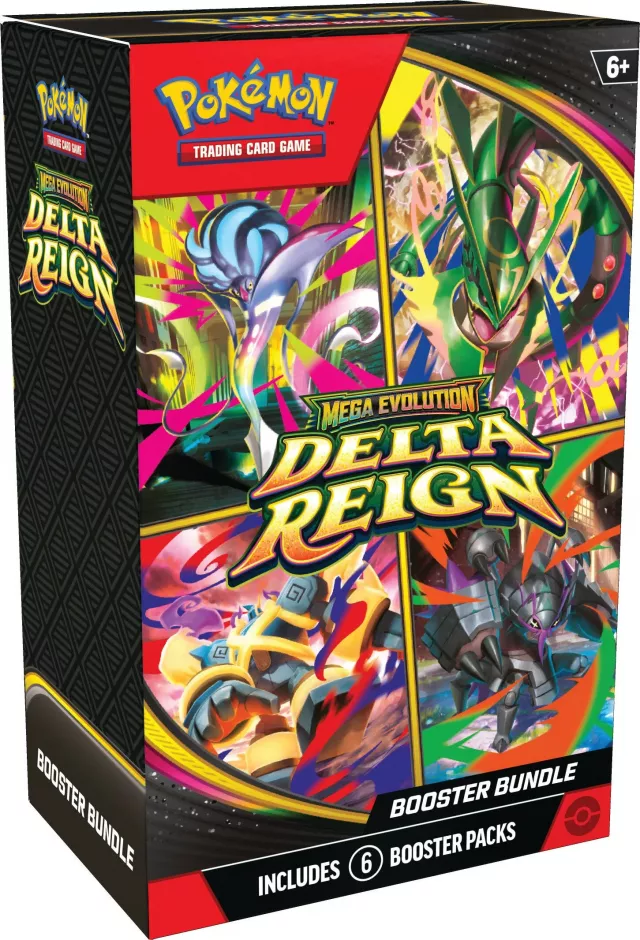 Kártyajáték Pokémon TCG: Mega Evolution - Delta Reign - Booster Bundle (6 booster) - TCG gyűjthető kártyajáték
