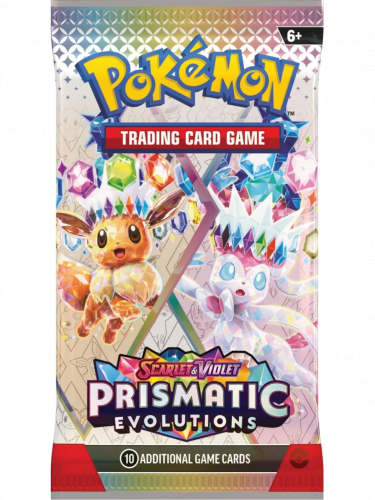 Kártyajáték Pokémon TCG: Scarlet & Violet - Prismatic Evolutions Booster (10 kártya)