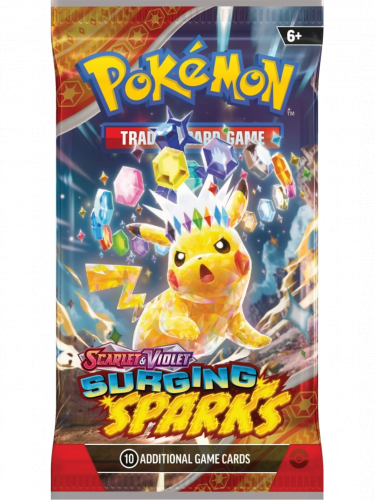 Kártyajáték Pokémon TCG: Scarlet & Violet - Surging Sparks  Booster (10 kártya)