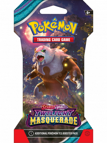 Kártyajáték Pokémon TCG: Scarlet & Violet - Twilight Masquerade 1 Blister Booster (10 kártya)