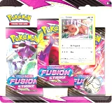 Kártyajáték Pokémon TCG: Sword & Shield Fusion Strike - 3-Pack Blister booster (Eevee)