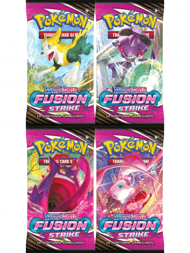 Kártyajáték Pokémon TCG: Sword & Shield Fusion Strike - booster (10 karet)