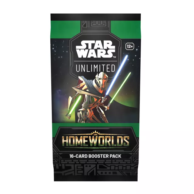 Kártyajáték Star Wars: Unlimited - Homeworlds Booster (16 kártya) - TCG gyűjthető kártyajáték