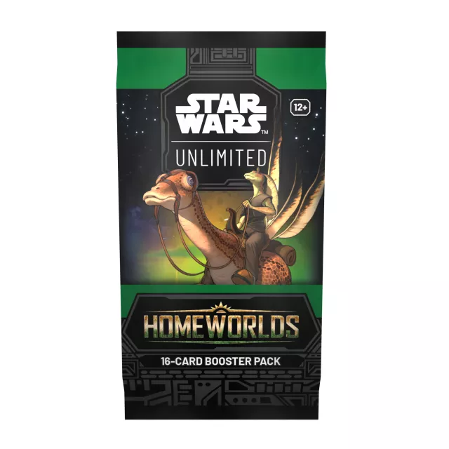 Kártyajáték Star Wars: Unlimited - Homeworlds Booster (16 kártya) - TCG gyűjthető kártyajáték