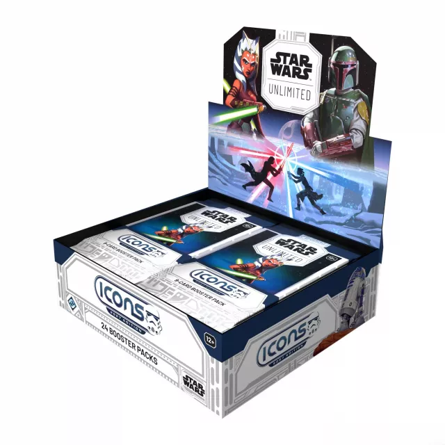 Kártyajáték Star Wars: Unlimited - Icons Booster Box (24 booster) - TCG gyűjthető kártyajáték