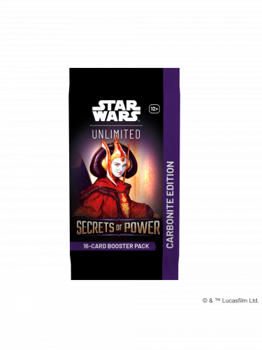 Kártyajáték Star Wars: Unlimited - Secrets of Power Carbonite Booster (16 kártya)