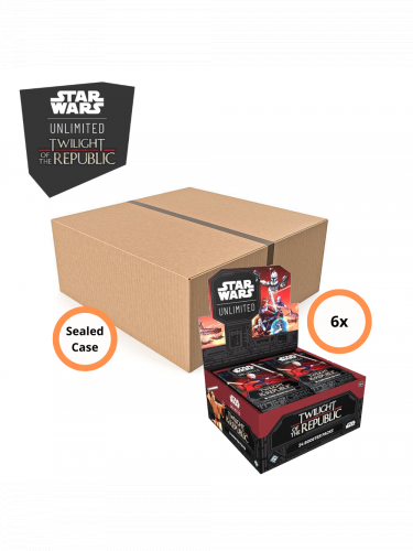 Kártyajáték Star Wars: Unlimited - Twilight of the Republic 6x Booster Box (eredeti kicsomagolatlan kartondoboz)