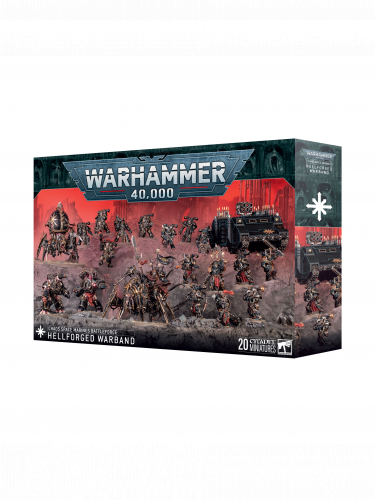 W40k: Battleforce: Chaos Space Marines - Hellforged Warband (20 figura)