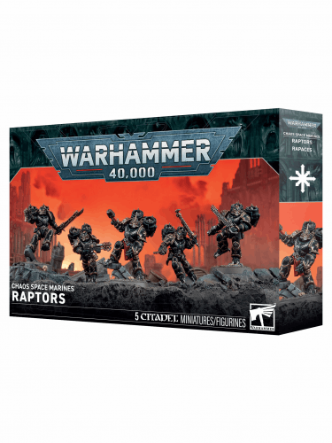 W40k: Chaos Space Marine Raptors (5 figura)