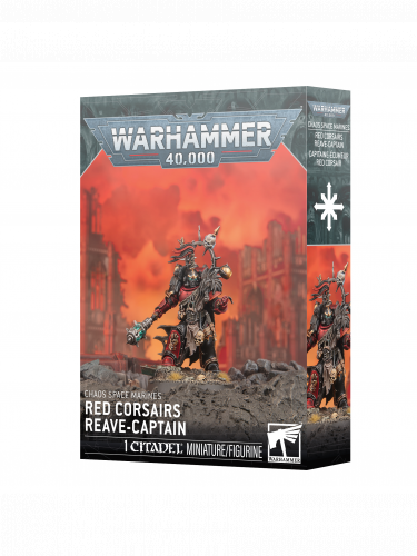 W40k: Chaos Space Marine - Red Corsairs Reave-Captain (1 figura)