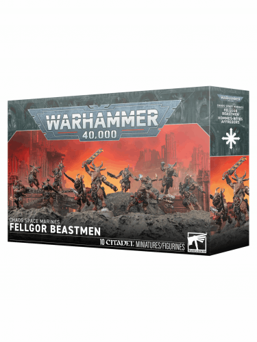 W40k: Chaos Space Marines - Fellgor Beastmen (10 figura)