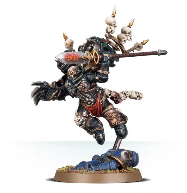 W40k: Chaos Space Marines - Haarken Worldclaimer, Herald of the Apocalypse (1 figura) - Warhammer
