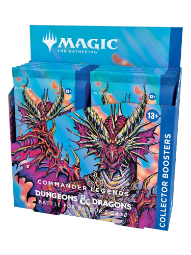 Kártyajáték Magic: The Gathering Commander Legends D&D: Battle for Baldurs Gate - Collector Booster Box (12 boosterů)